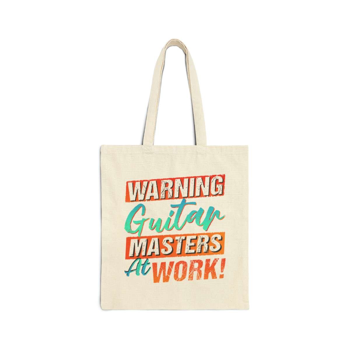Guitar Masters at Work! | Cotton Canvas Tote Bag