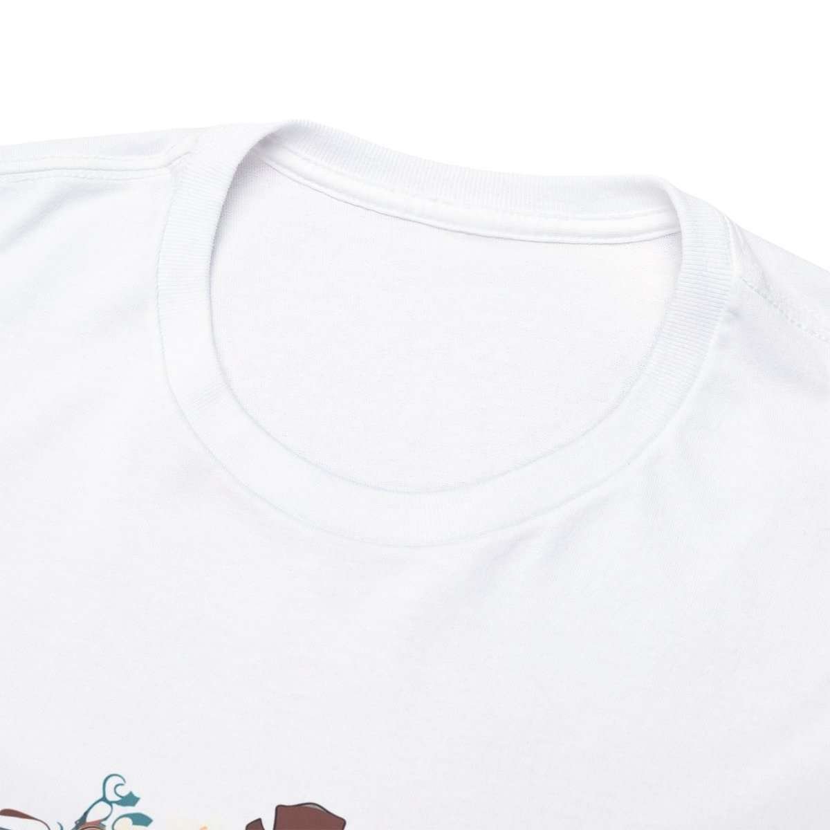Multi-Colored Guitar | White Unisex Heavy Cotton Tee - Image 11